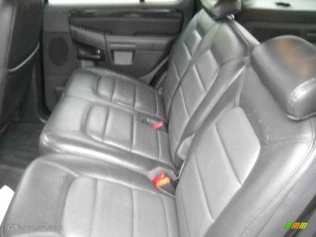 2002 Explorer Limited 4x4 - Black Clearcoat / Midnight Grey photo #12
