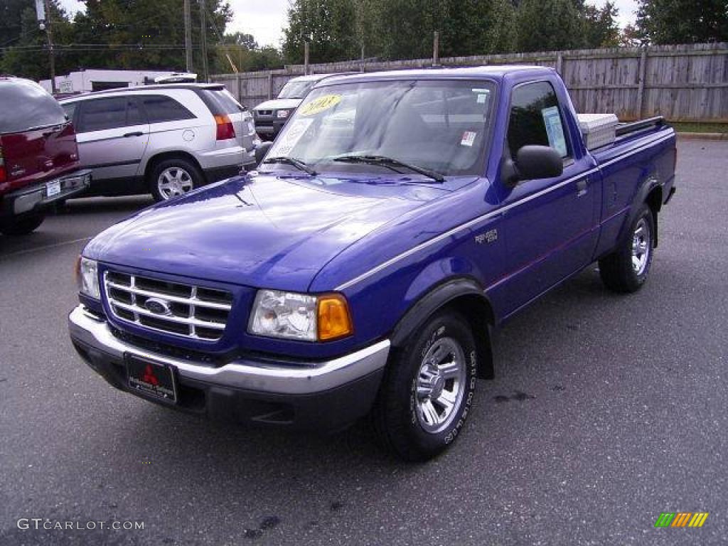 2003 Ranger XLT Regular Cab - Sonic Blue Metallic / Dark Graphite photo #1