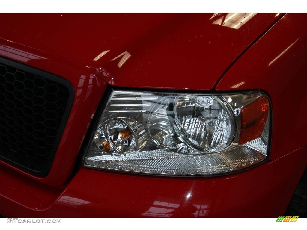 2004 F150 XLT Regular Cab 4x4 - Bright Red / Dark Flint photo #12