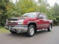 2004 Sport Red Metallic Chevrolet Silverado 1500 Z71 Crew Cab 4x4  photo #1