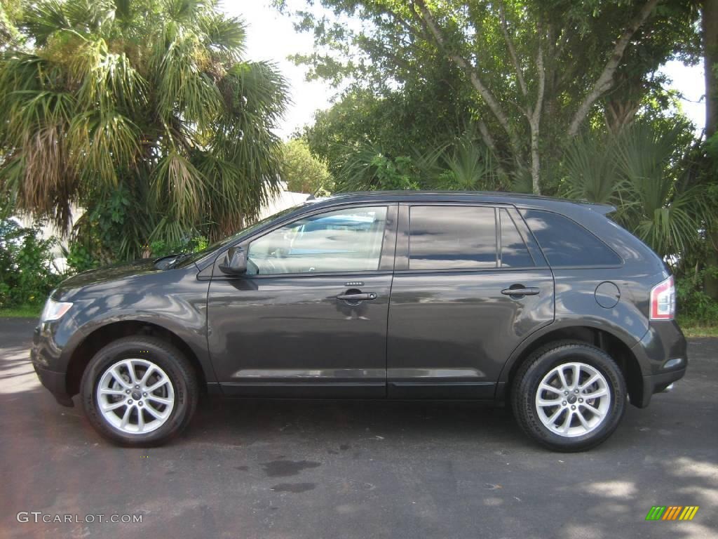 2007 Edge SEL - Carbon Metallic / Medium Light Stone photo #4