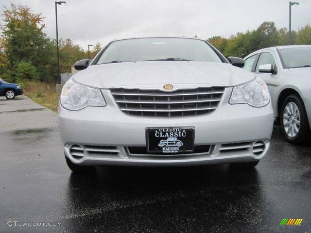 2010 Sebring LX Convertible - Bright Silver Metallic / Dark Slate Gray photo #2