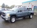 2009 Blue Granite Metallic Chevrolet Silverado 2500HD LTZ Crew Cab 4x4  photo #1