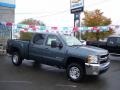 2009 Blue Granite Metallic Chevrolet Silverado 2500HD LTZ Crew Cab 4x4  photo #3