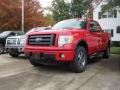2010 Vermillion Red Ford F150 FX4 SuperCab 4x4  photo #1
