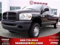 2008 Brilliant Black Crystal Pearl Dodge Ram 2500 ST Quad Cab 4x4  photo #1