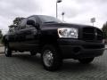 2008 Brilliant Black Crystal Pearl Dodge Ram 2500 ST Quad Cab 4x4  photo #7