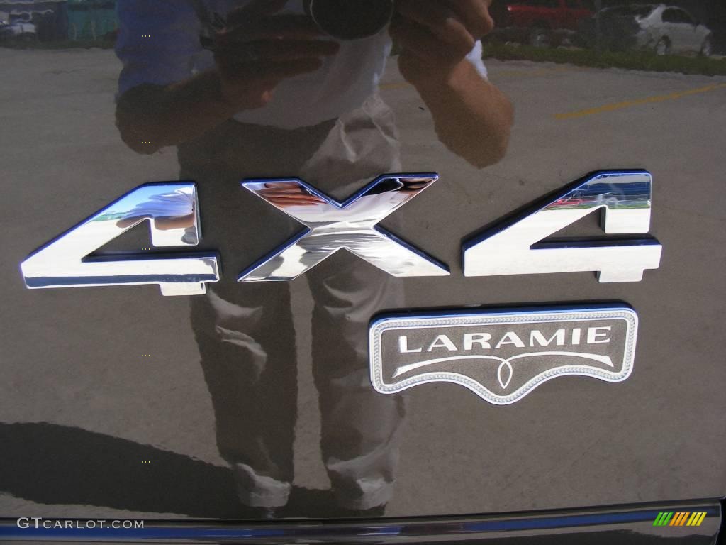 2008 Ram 3500 Laramie Resistol Mega Cab 4x4 Dually - Dark Khaki Metallic / Khaki photo #25