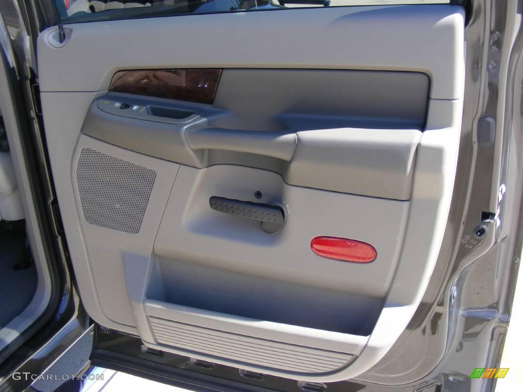 2008 Ram 3500 Laramie Resistol Mega Cab 4x4 Dually - Dark Khaki Metallic / Khaki photo #33