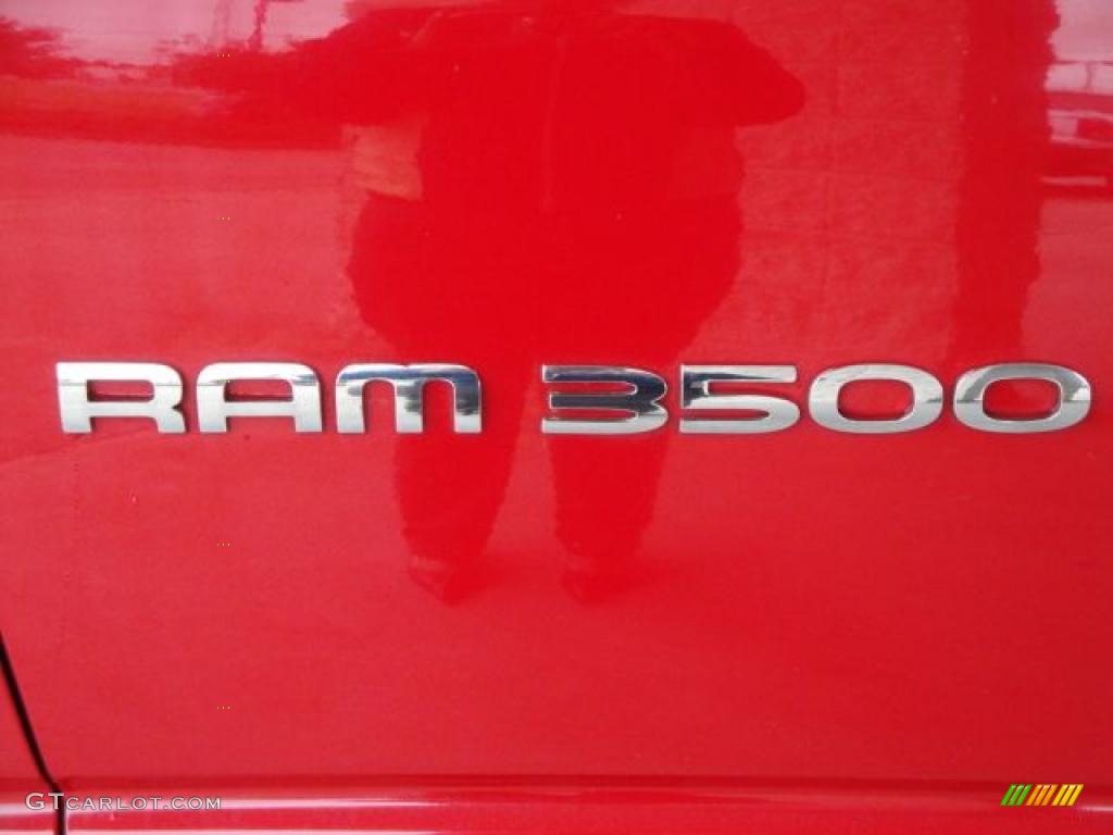 2005 Ram 3500 SLT Quad Cab 4x4 Dually - Flame Red / Dark Slate Gray photo #29
