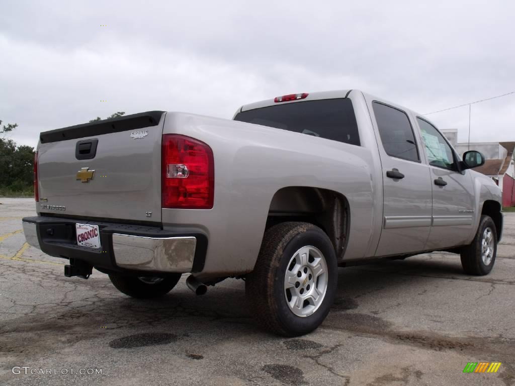 2009 Silverado 1500 LT Crew Cab - Silver Birch Metallic / Dark Titanium photo #6