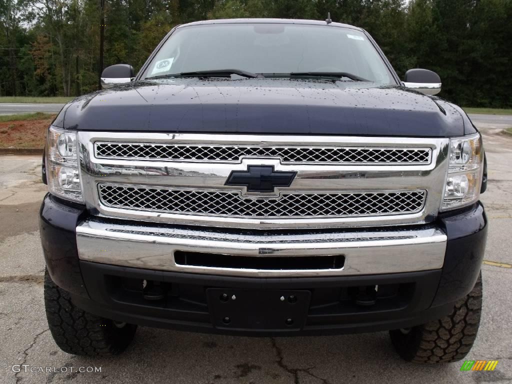 2009 Silverado 1500 LT Z71 Crew Cab 4x4 - Imperial Blue Metallic / Ebony photo #3