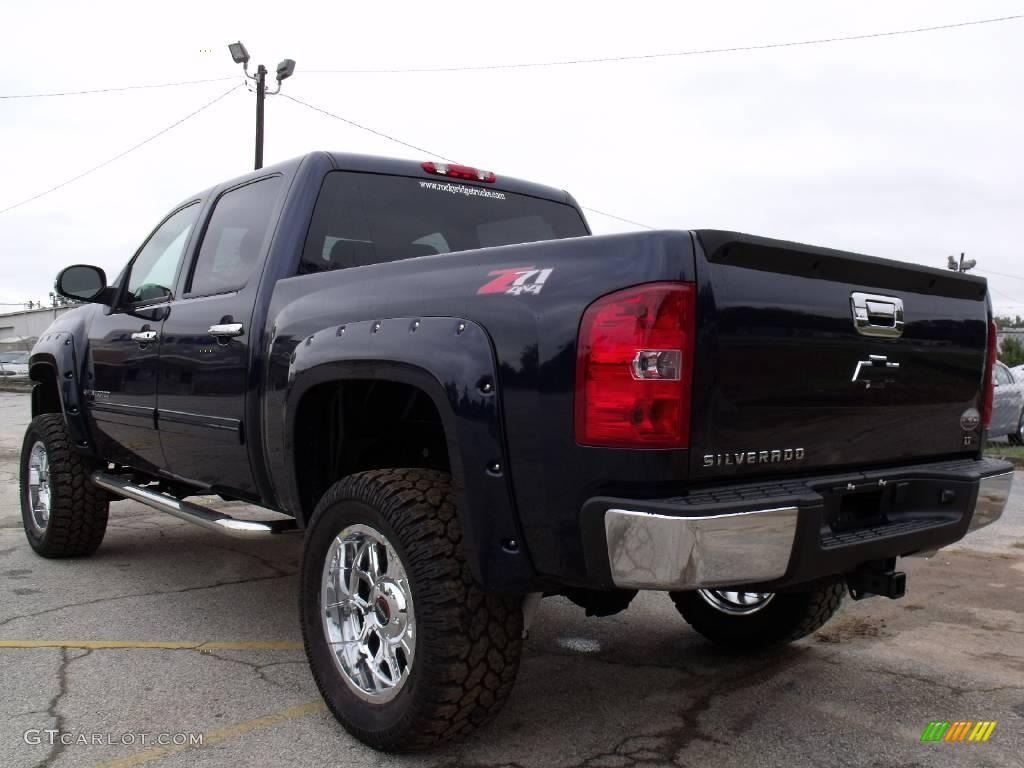 2009 Silverado 1500 LT Z71 Crew Cab 4x4 - Imperial Blue Metallic / Ebony photo #8