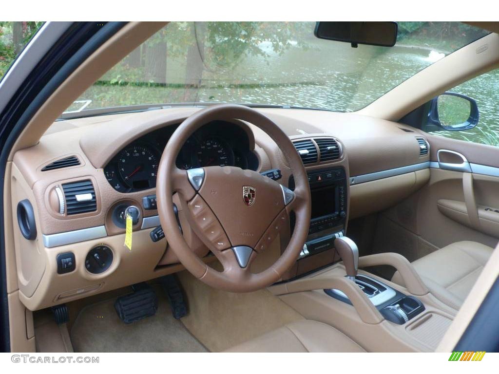 2006 Porsche Cayenne Tiptronic Havanna/Sand Beige Dashboard Photo #19917504