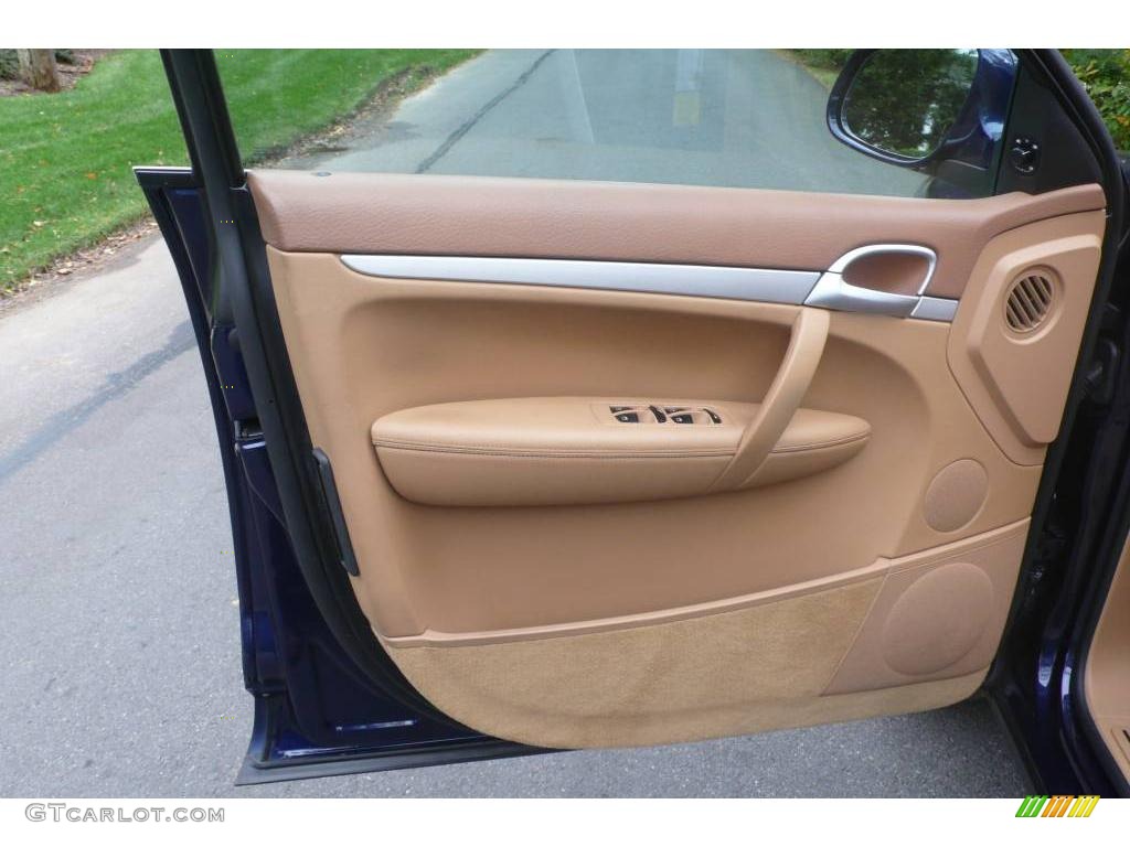 2006 Porsche Cayenne Tiptronic Havanna/Sand Beige Door Panel Photo #19917512