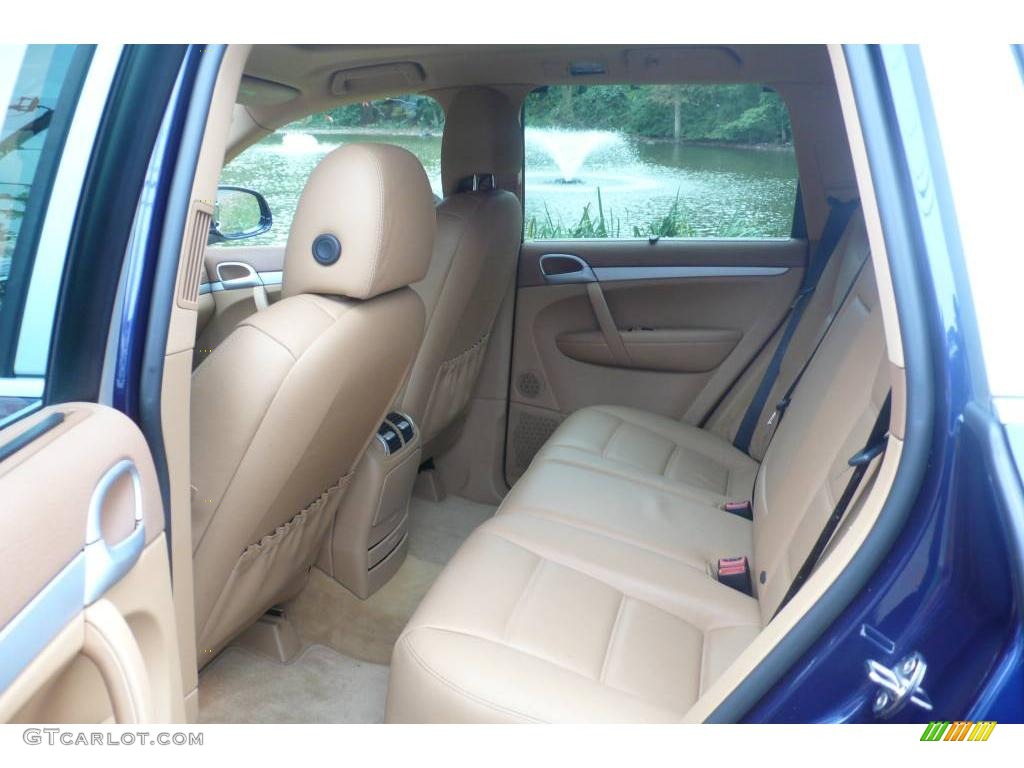 2006 Cayenne Tiptronic - Lapis Blue Metallic / Havanna/Sand Beige photo #14