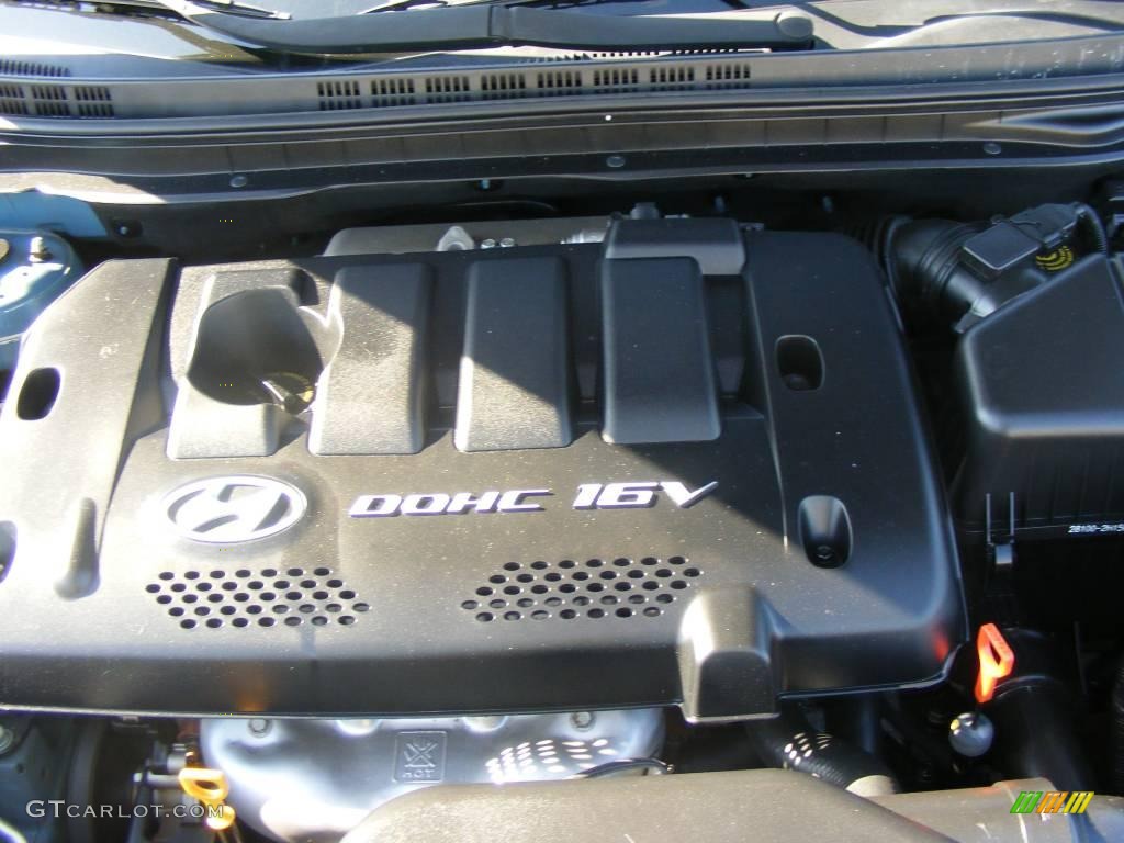 2007 Elantra GLS Sedan - Seattle Light Blue / Gray photo #16