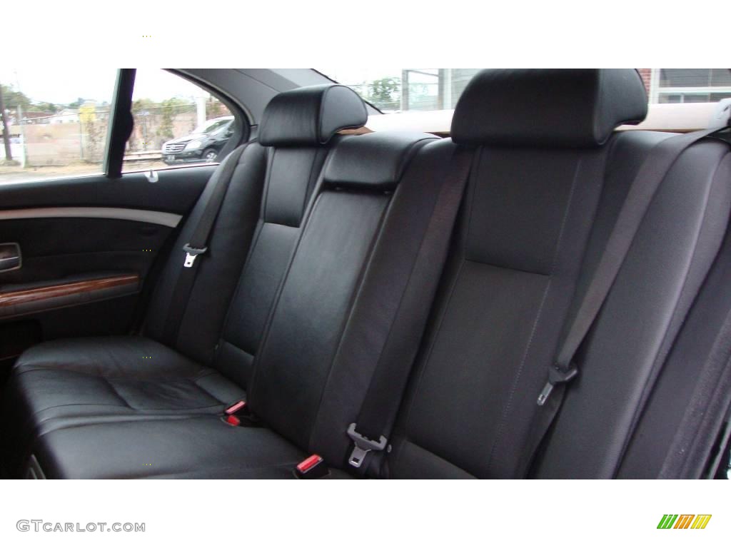 2007 7 Series 750Li Sedan - Black Sapphire Metallic / Black photo #11