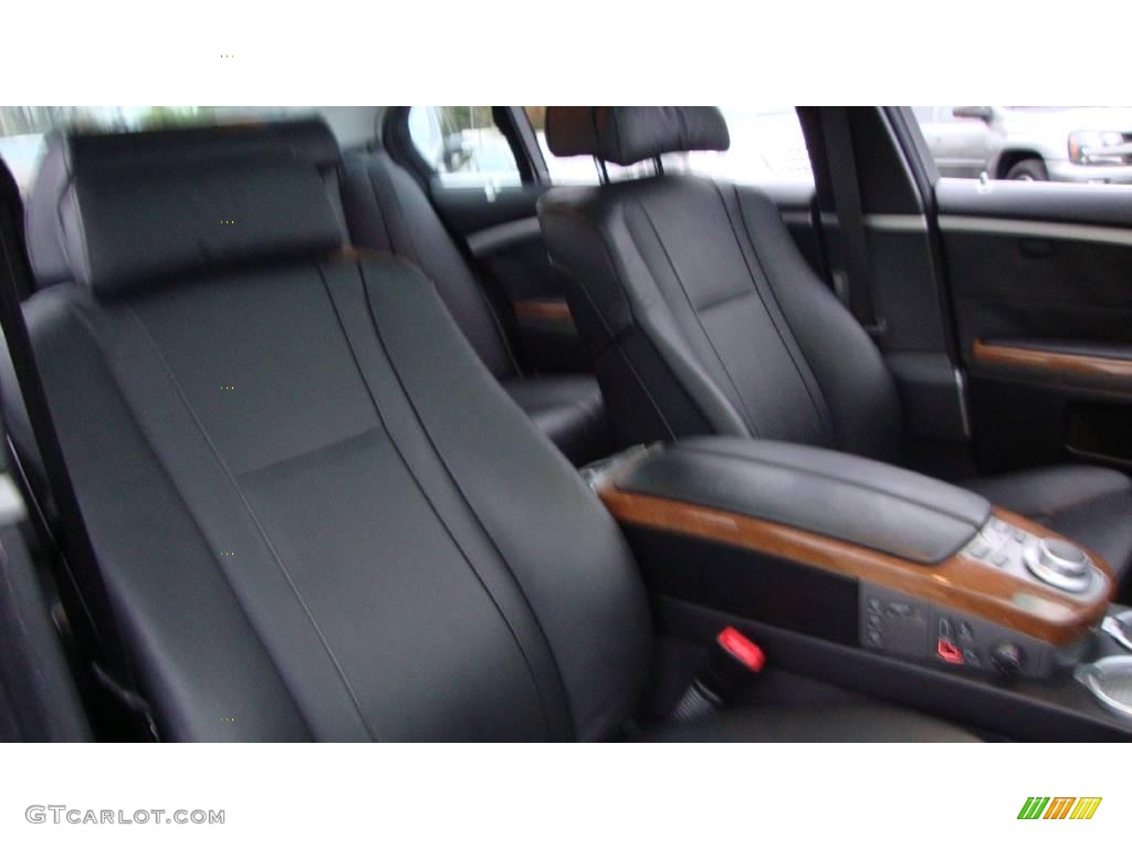 2007 7 Series 750Li Sedan - Black Sapphire Metallic / Black photo #15