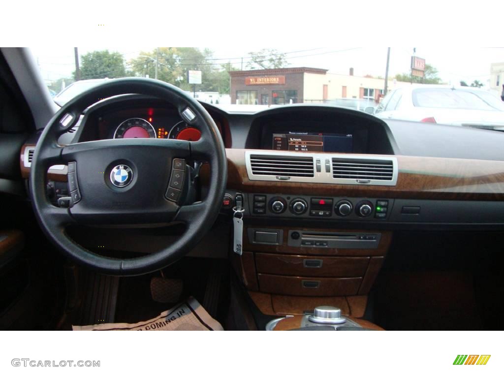 2007 7 Series 750Li Sedan - Black Sapphire Metallic / Black photo #16