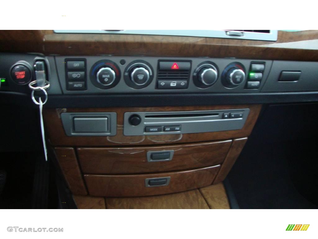 2007 7 Series 750Li Sedan - Black Sapphire Metallic / Black photo #20