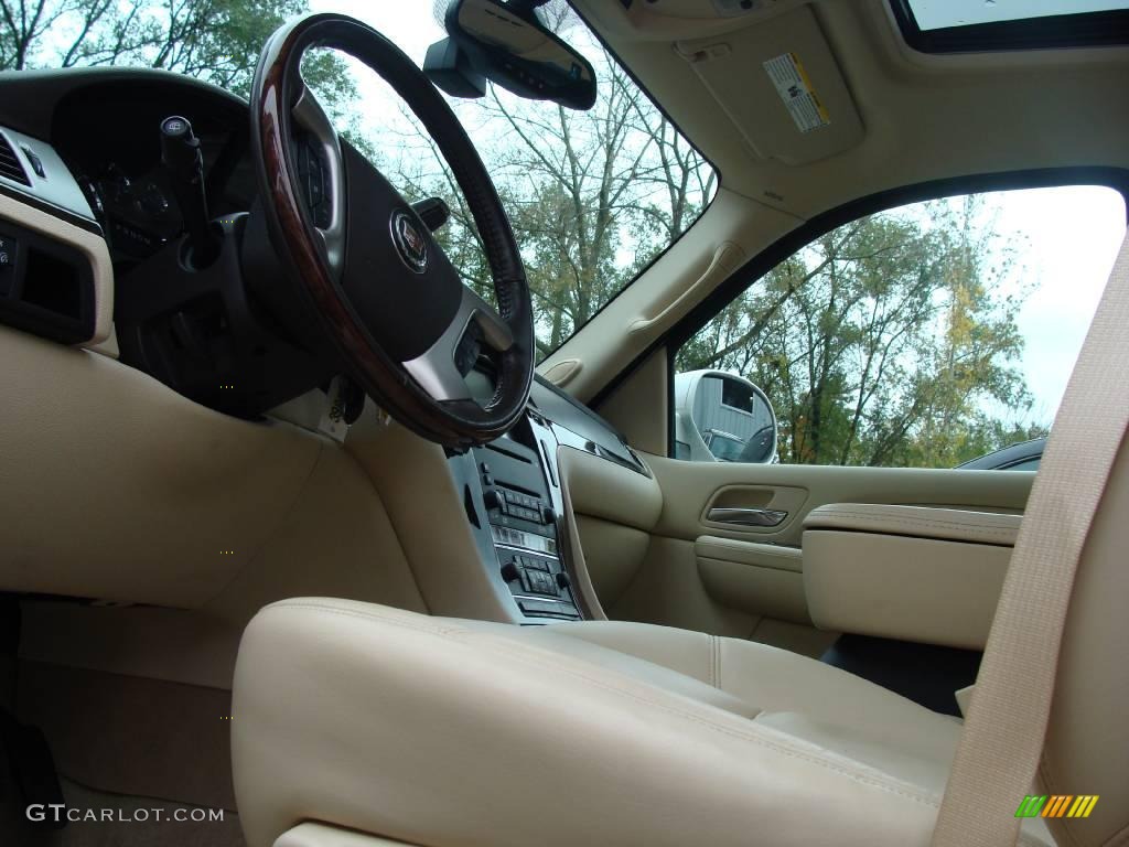 2008 Escalade ESV AWD - White Diamond / Cocoa/Light Cashmere photo #11