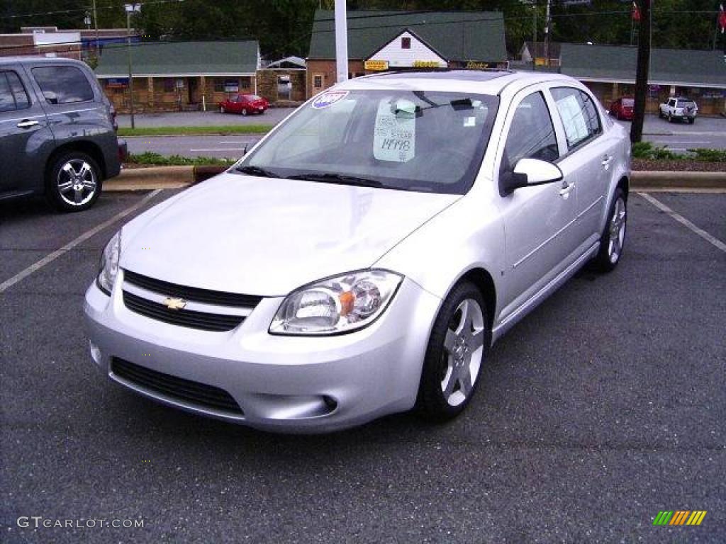 2009 Cobalt LT Sedan - Silver Ice Metallic / Ebony photo #1