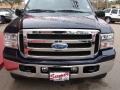 2005 True Blue Metallic Ford F250 Super Duty XLT Crew Cab 4x4  photo #15