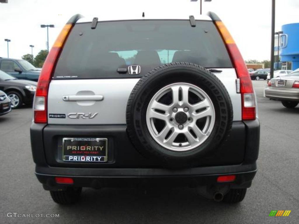 2003 CR-V EX 4WD - Satin Silver Metallic / Black photo #4