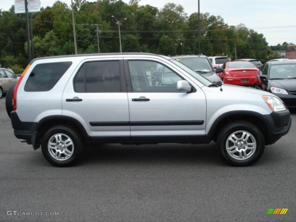 2003 CR-V EX 4WD - Satin Silver Metallic / Black photo #6