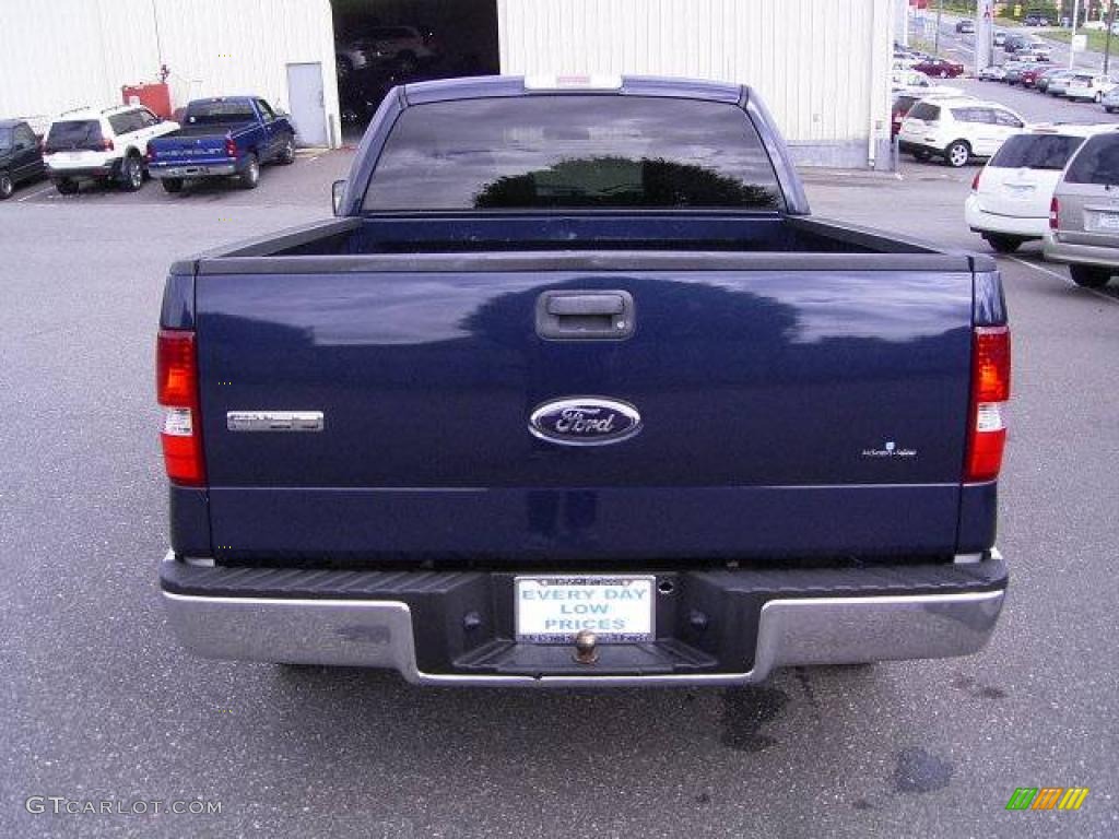 2006 F150 XLT SuperCab - True Blue Metallic / Medium/Dark Flint photo #3