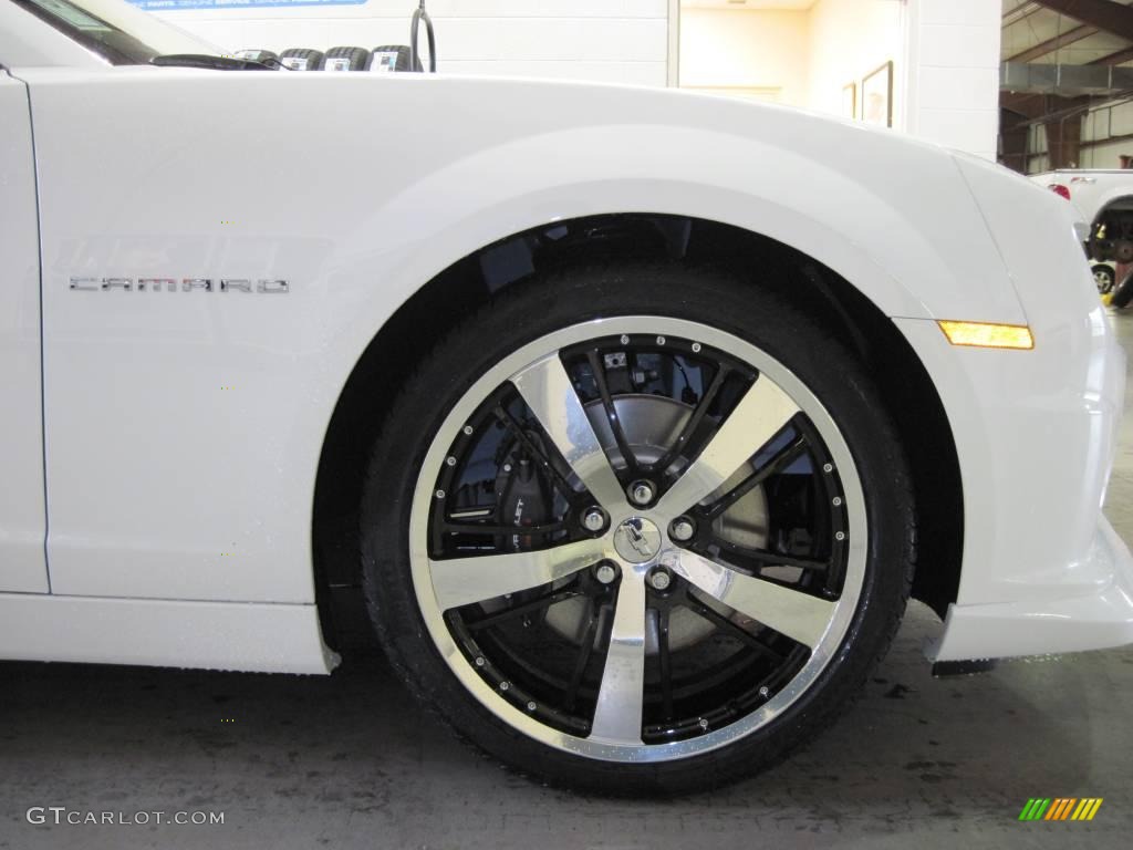 2010 Camaro SS/RS Coupe - Summit White / Black/Inferno Orange photo #5