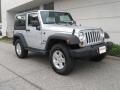 2008 Bright Silver Metallic Jeep Wrangler X 4x4  photo #1