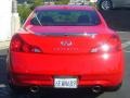 2008 Vibrant Red Infiniti G 37 Journey Coupe  photo #5