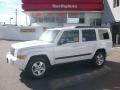 2008 Stone White Jeep Commander Sport 4x4  photo #1