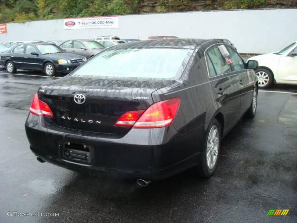 2007 Avalon Limited - Black / Light Gray photo #4