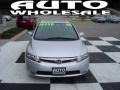 2008 Alabaster Silver Metallic Honda Civic Si Sedan  photo #2