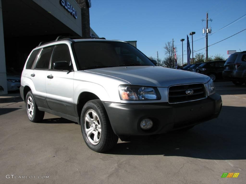 Platinum Silver Metallic Subaru Forester