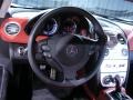 2006 Mercedes-Benz SLR Red Leather Interior Steering Wheel Photo