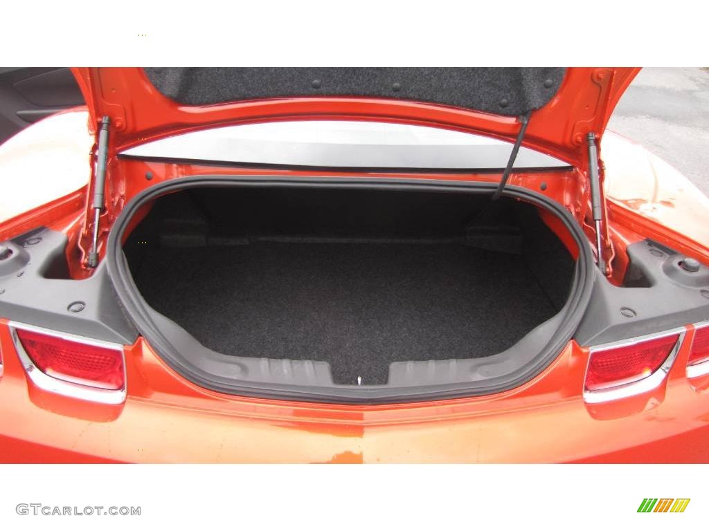 2010 Camaro LT Coupe - Inferno Orange Metallic / Black photo #8