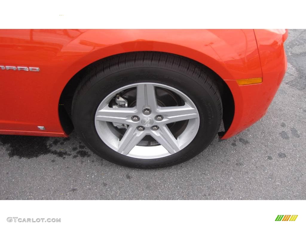 2010 Camaro LT Coupe - Inferno Orange Metallic / Black photo #13