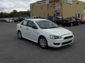 2010 Wicked White Metallic Mitsubishi Lancer DE  photo #11