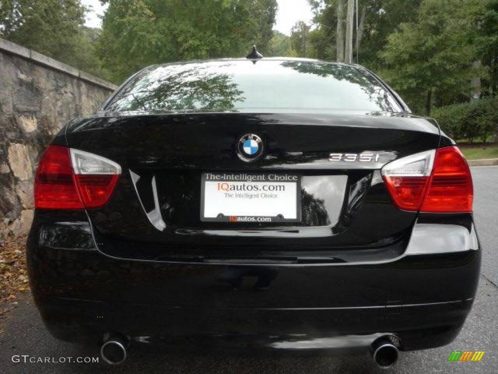 2008 3 Series 335i Sedan - Jet Black / Black photo #5