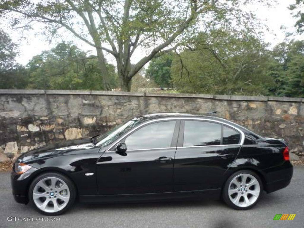 2008 3 Series 335i Sedan - Jet Black / Black photo #15