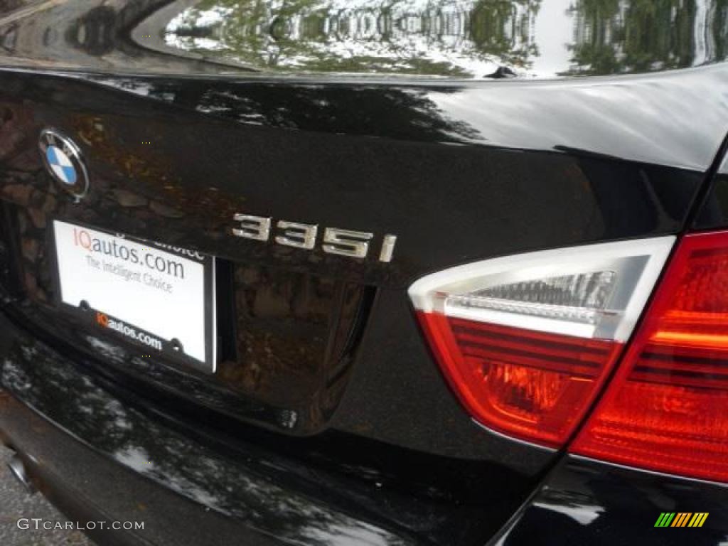2008 3 Series 335i Sedan - Jet Black / Black photo #19