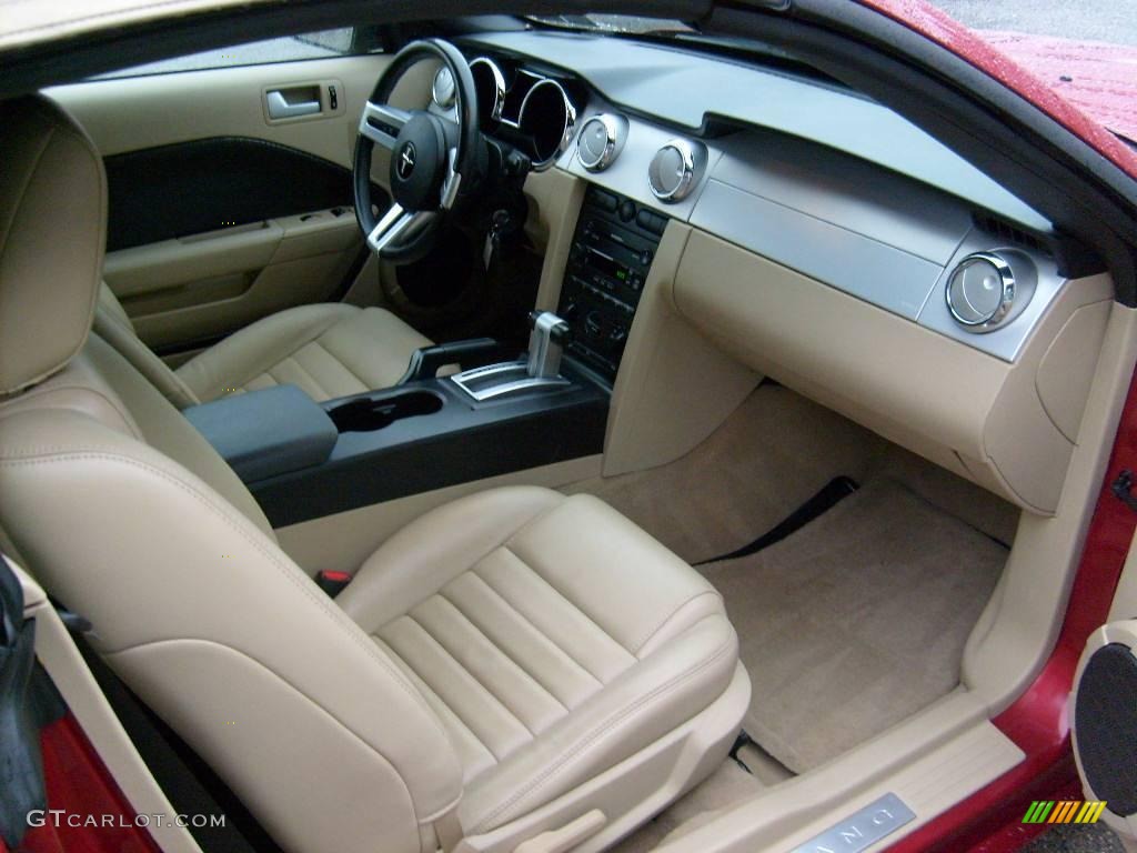 2006 Mustang GT Premium Convertible - Redfire Metallic / Light Parchment photo #12