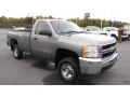 2007 Graystone Metallic Chevrolet Silverado 2500HD LT Regular Cab 4x4  photo #4