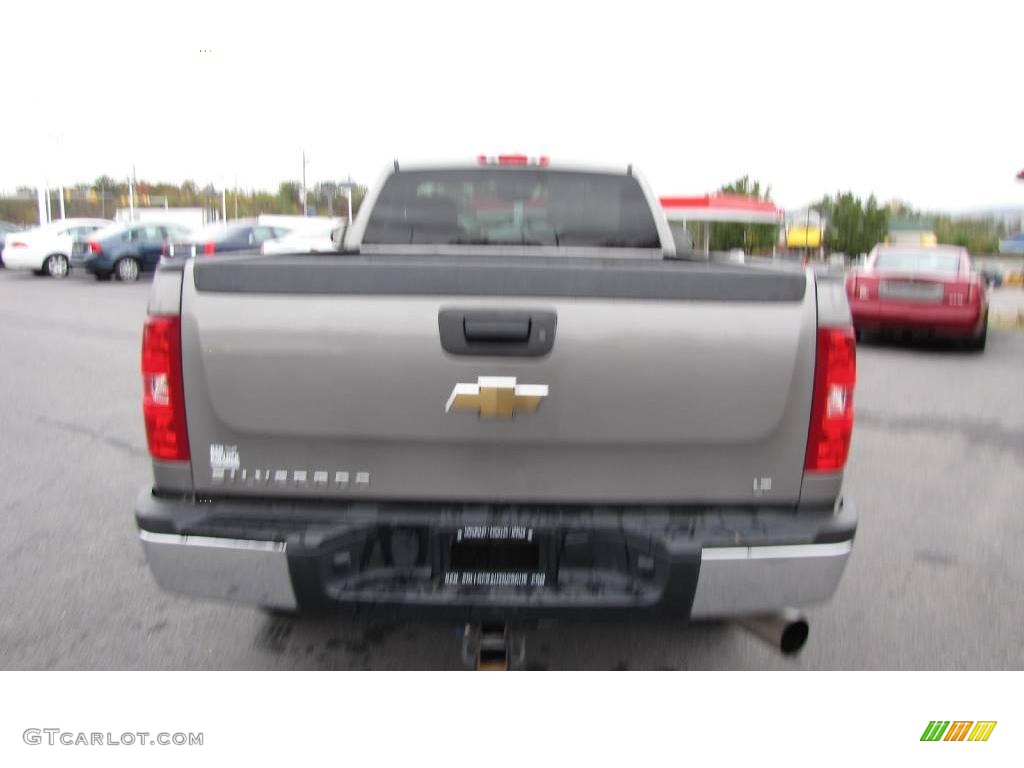 2007 Silverado 2500HD LT Regular Cab 4x4 - Graystone Metallic / Ebony photo #7
