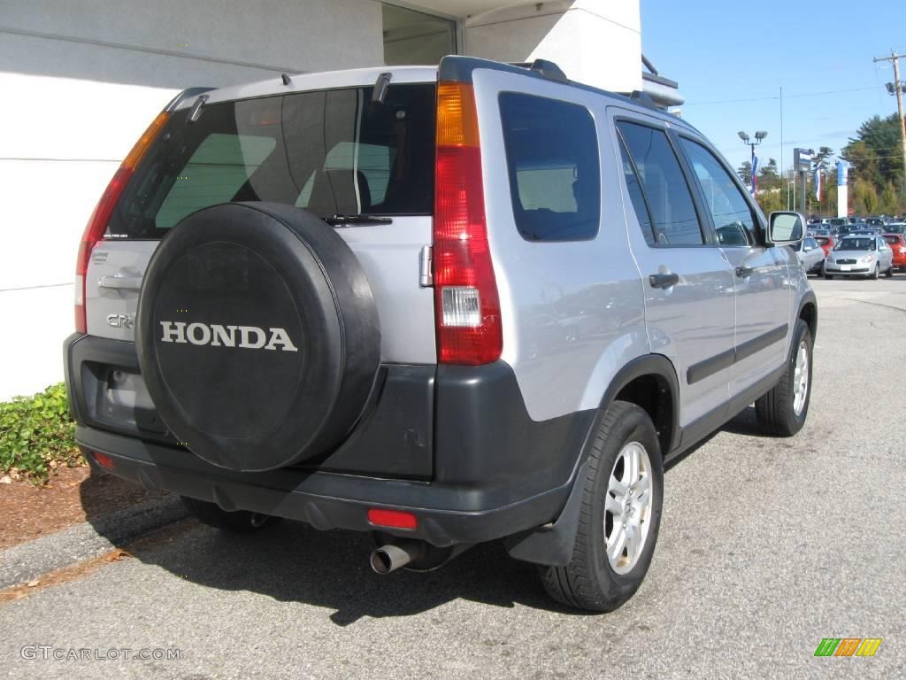 2002 CR-V EX 4WD - Satin Silver Metallic / Black photo #3