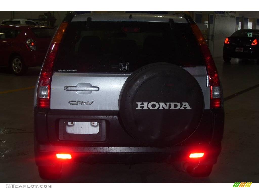 2002 CR-V EX 4WD - Satin Silver Metallic / Black photo #4
